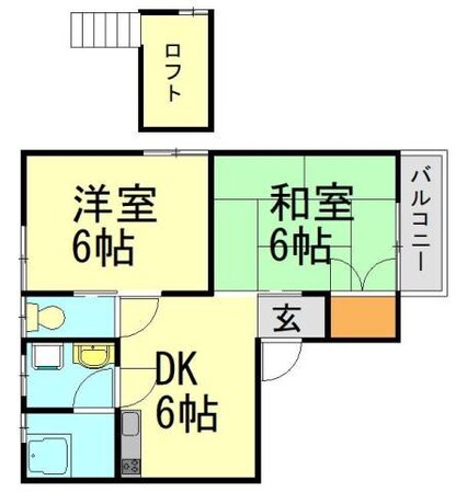 春日原駅 徒歩32分 2階の物件間取画像